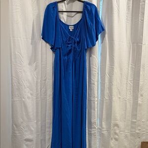 Ava & Viv Vibrant Blue Maxi Dress